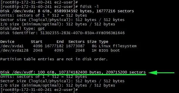fdisk-command-view-details-newly-attached-volume-aws