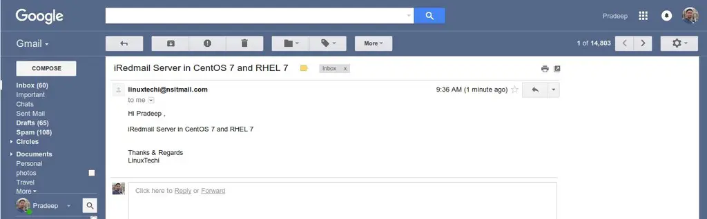 mail-from iredmail-on-gmail