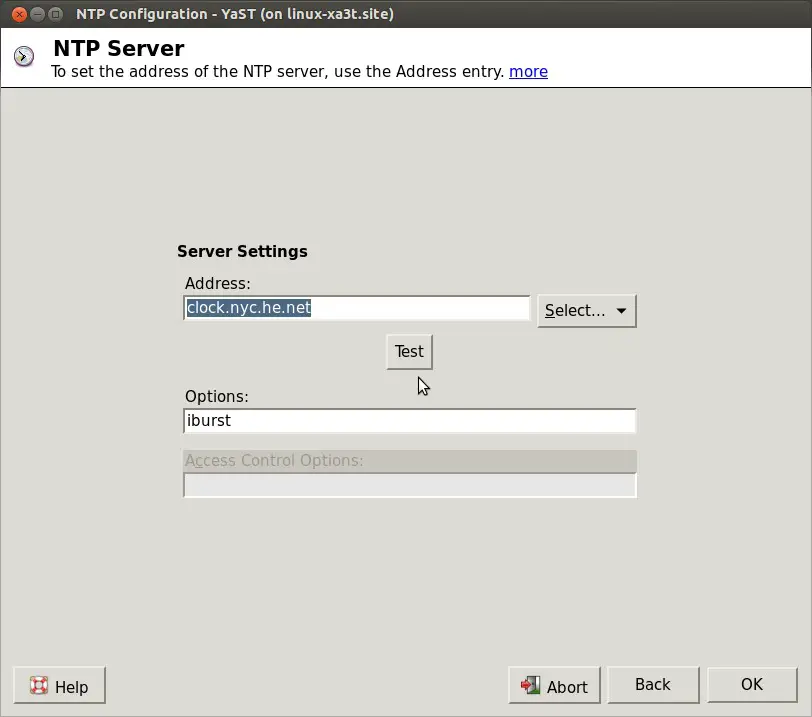 NTP-Server-Configuration-YaST