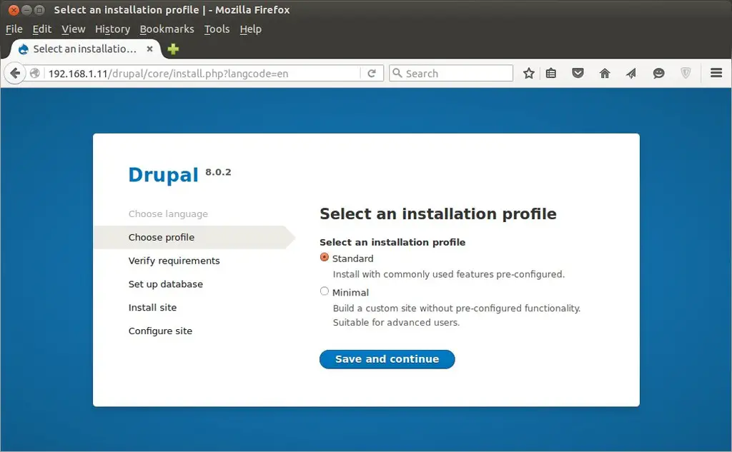 Select-installation-profile-drupal