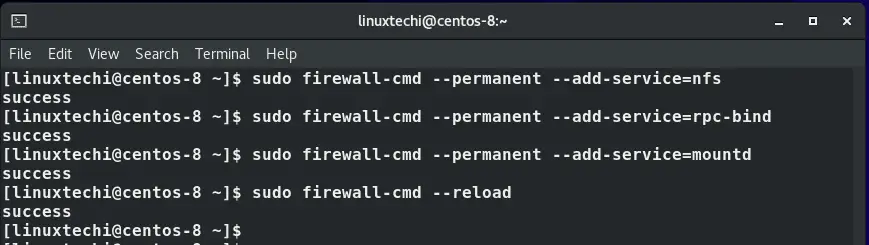 NFS-Server-Firewall-Rules-CentOS8-RHEL8