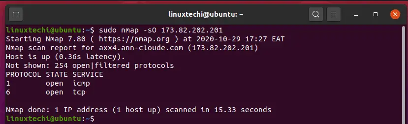 Protocols-Supported-remote-hosts-nmap-command