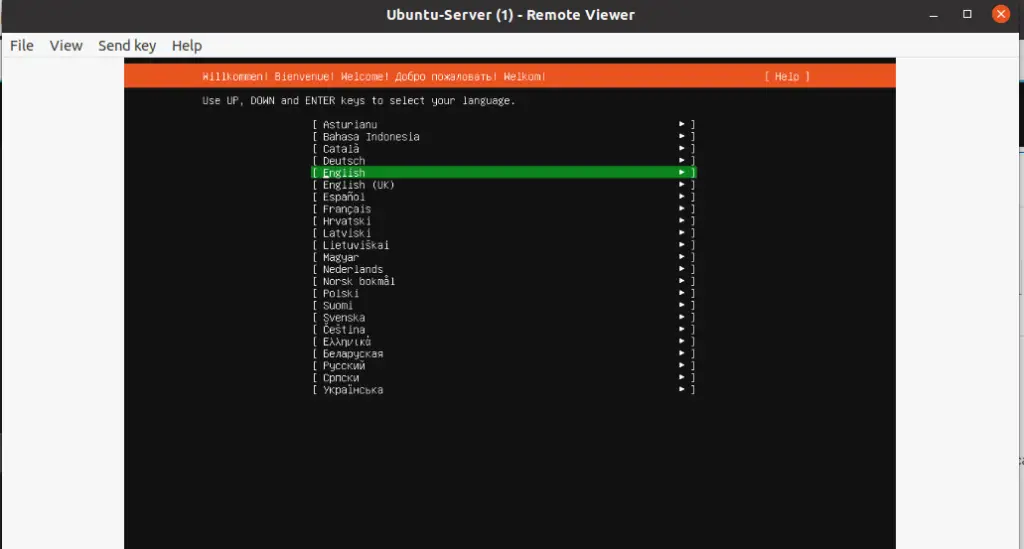 Remote-Viewer-KVM-VM-Ubuntu