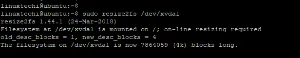 resize2fs-command-linux